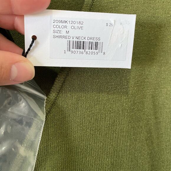 Milly Shirred Front Knit Dress Size M Bodycon Glam Sophisticated - Picture 5 of 7